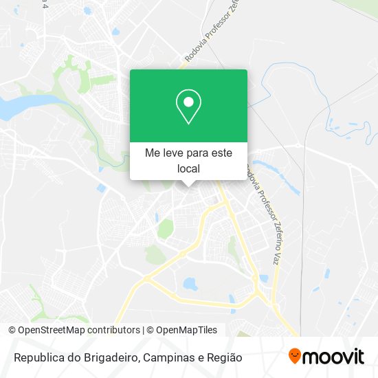 Republica do Brigadeiro mapa