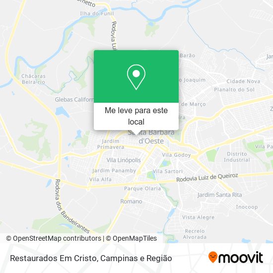 Restaurados Em Cristo mapa