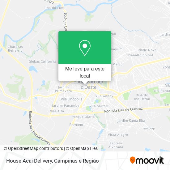 House Acai Delivery mapa