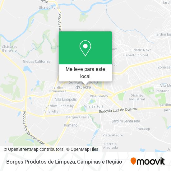 Borges Produtos de Limpeza mapa