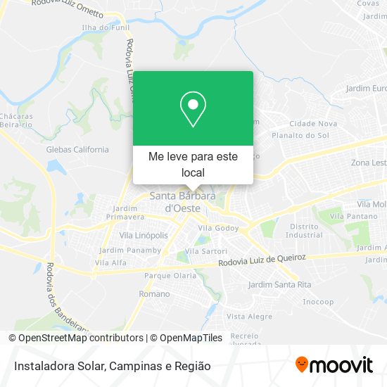 Instaladora Solar mapa