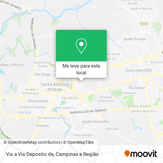 Vis a Vis Deposito de mapa