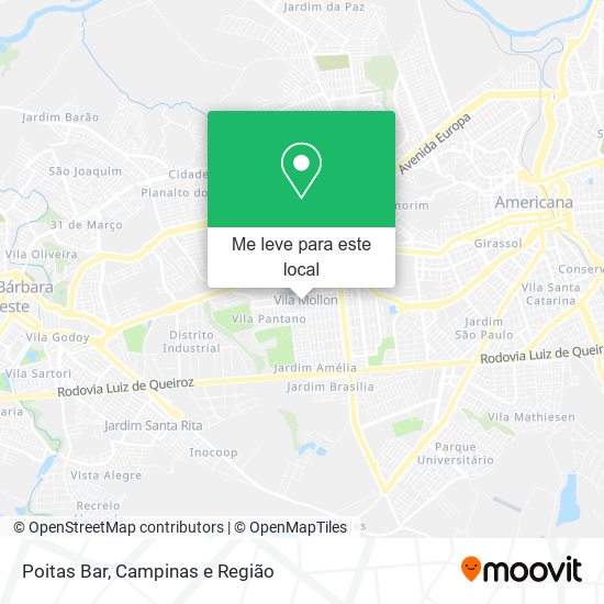 Poitas Bar mapa