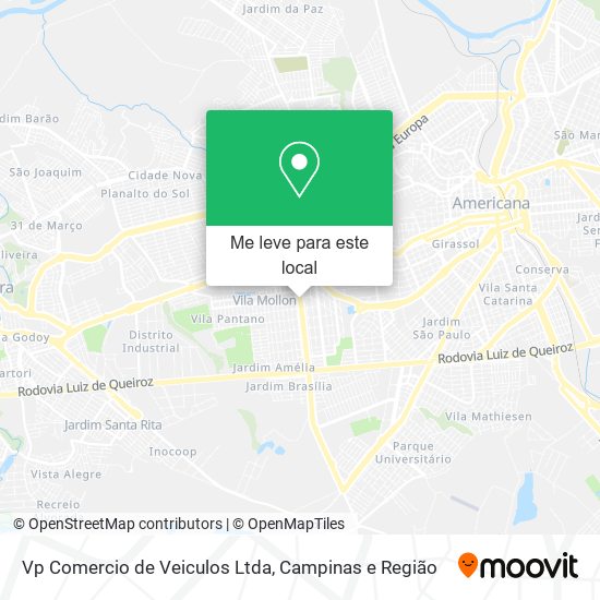 Vp Comercio de Veiculos Ltda mapa