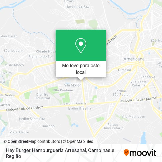 Hey Burger Hamburgueria Artesanal mapa