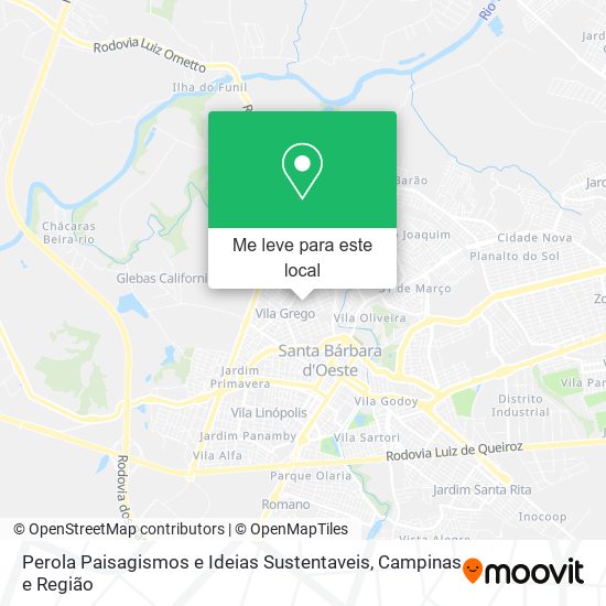 Perola Paisagismos e Ideias Sustentaveis mapa