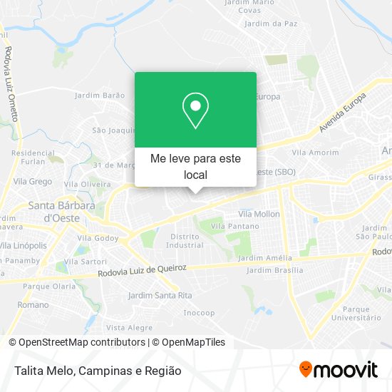 Talita Melo mapa