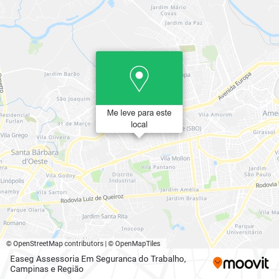 Easeg Assessoria Em Seguranca do Trabalho mapa