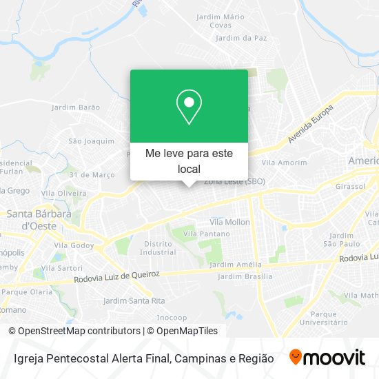 Igreja Pentecostal Alerta Final mapa