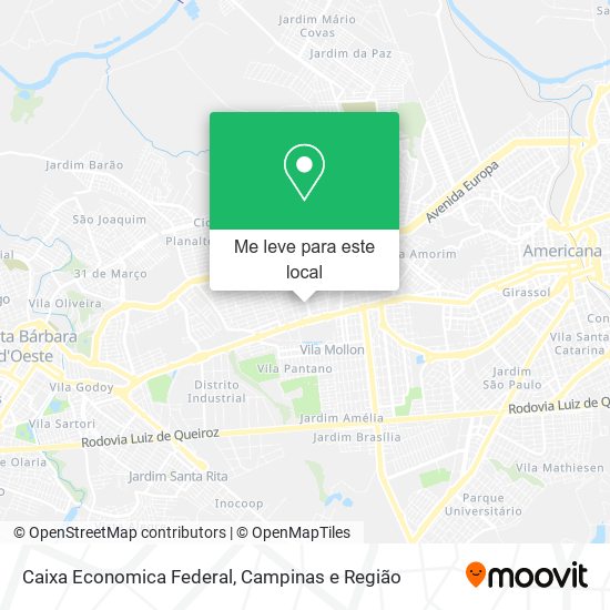 Caixa Economica Federal mapa