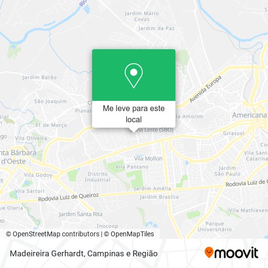 Madeireira Gerhardt mapa