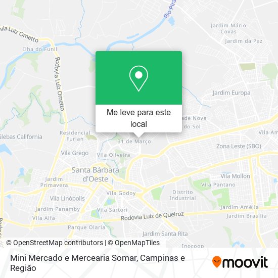 Mini Mercado e Mercearia Somar mapa