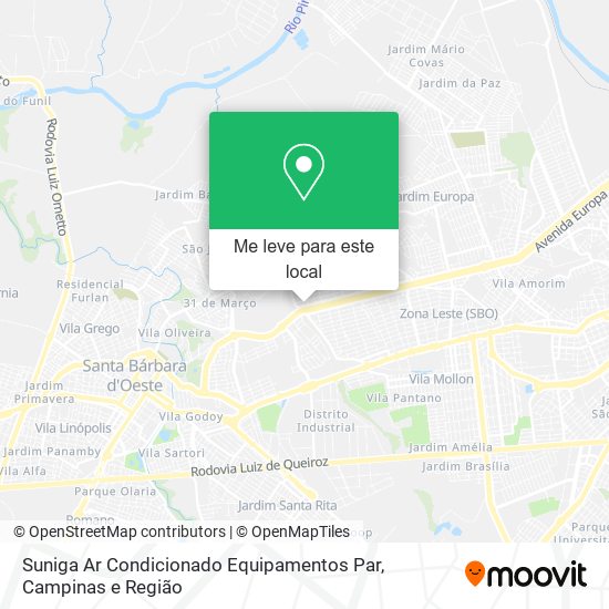 Suniga Ar Condicionado Equipamentos Par mapa