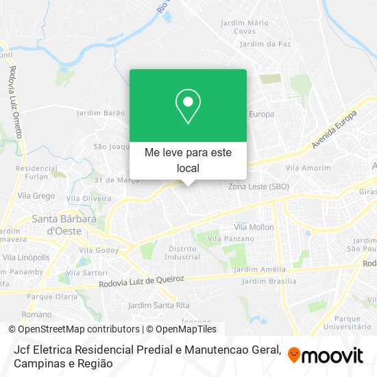 Jcf Eletrica Residencial Predial e Manutencao Geral mapa