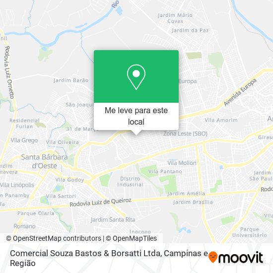 Comercial Souza Bastos & Borsatti Ltda mapa