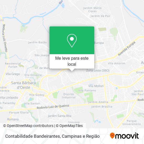 Contabilidade Bandeirantes mapa