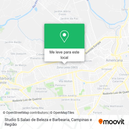 Studio S Salao de Beleza e Barbearia mapa