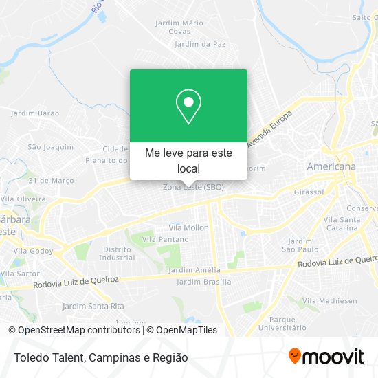 Toledo Talent mapa