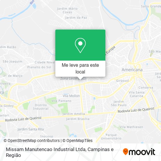 Missam Manutencao Industrial Ltda mapa