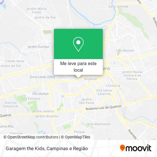 Garagem the Kids mapa