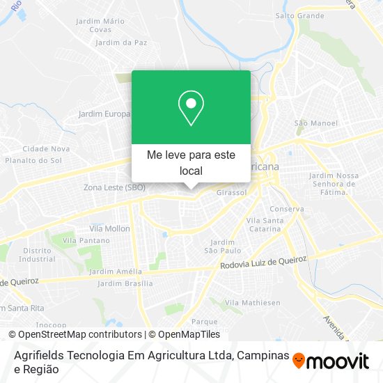 Agrifields Tecnologia Em Agricultura Ltda mapa