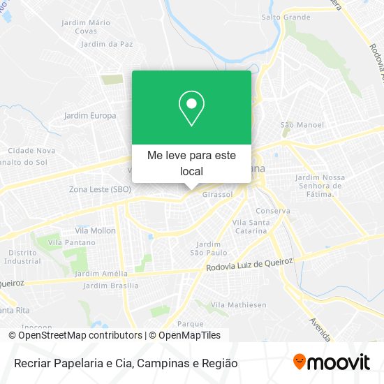 Recriar Papelaria e Cia mapa