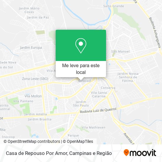 Casa de Repouso Por Amor mapa