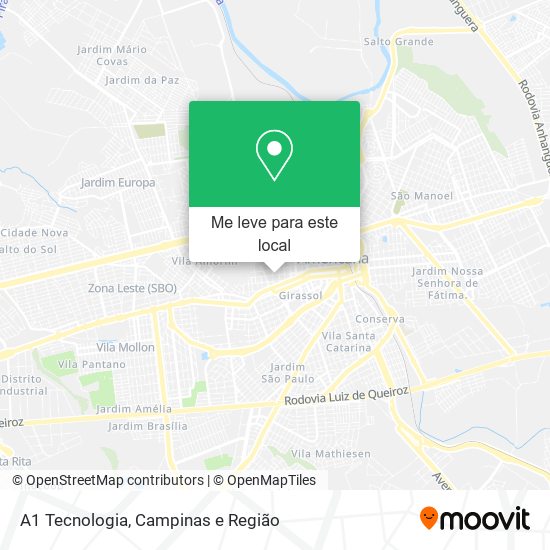 A1 Tecnologia mapa