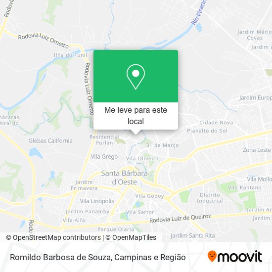 Romildo Barbosa de Souza mapa