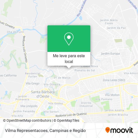 Vilma Representacoes mapa