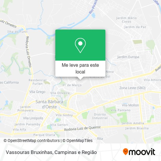 Vassouras Bruxinhas mapa