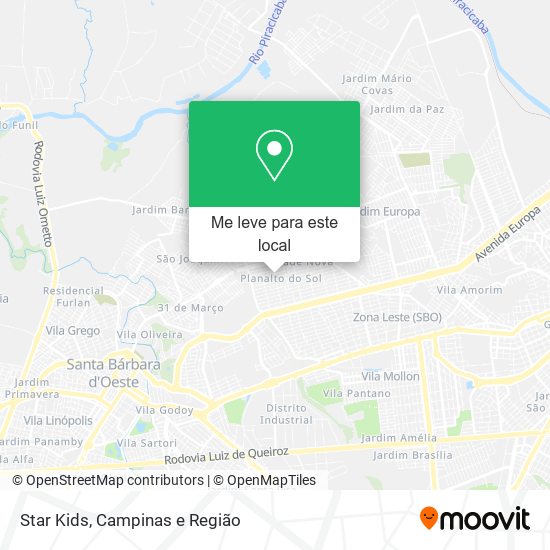 Star Kids mapa