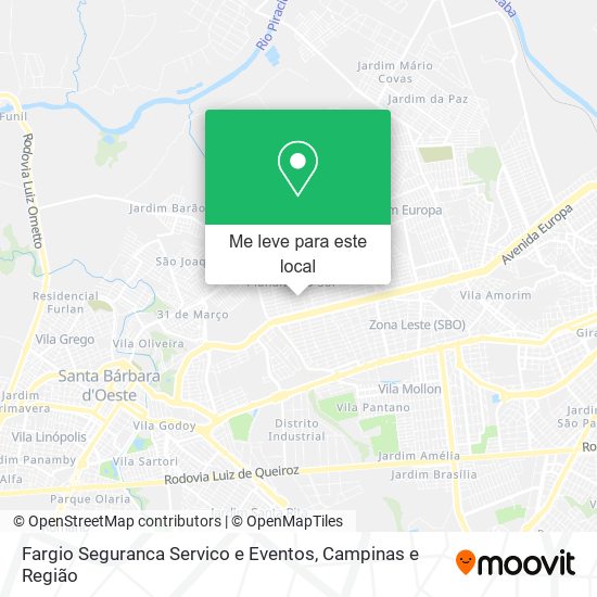 Fargio Seguranca Servico e Eventos mapa