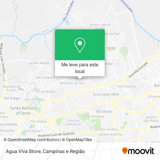 Agua Viva Store mapa