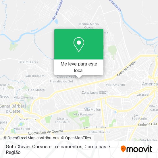 Guto Xavier Cursos e Treinamentos mapa