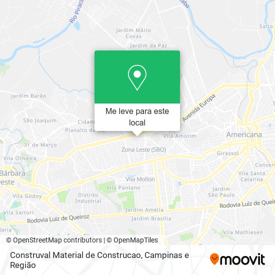 Construval Material de Construcao mapa