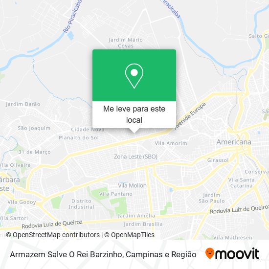 Armazem Salve O Rei Barzinho mapa