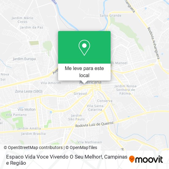 Espaco Vida Voce Vivendo O Seu Melhor! mapa