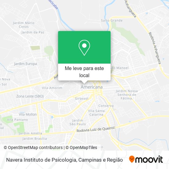 Navera Instituto de Psicologia mapa