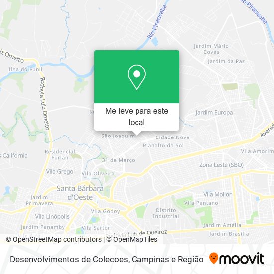 Desenvolvimentos de Colecoes mapa