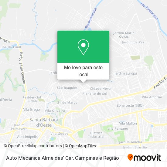 Auto Mecanica Almeidas' Car mapa