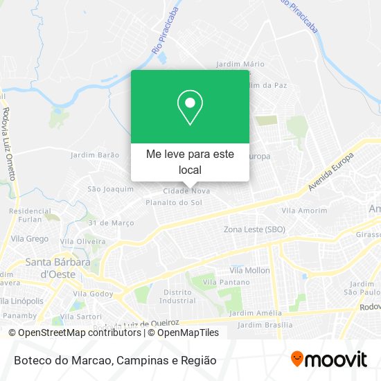 Boteco do Marcao mapa
