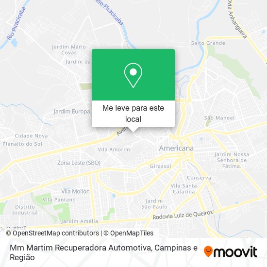 Mm Martim Recuperadora Automotiva mapa