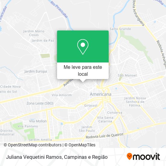 Juliana Vequetini Ramos mapa