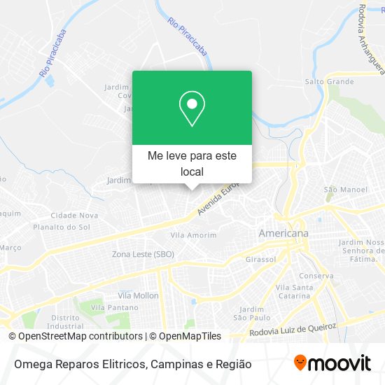 Omega Reparos Elitricos mapa