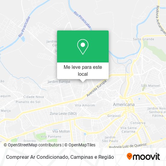 Comprear Ar Condicionado mapa