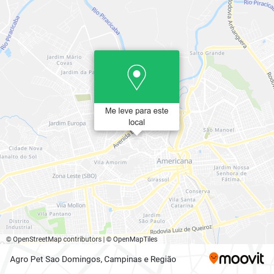 Agro Pet Sao Domingos mapa