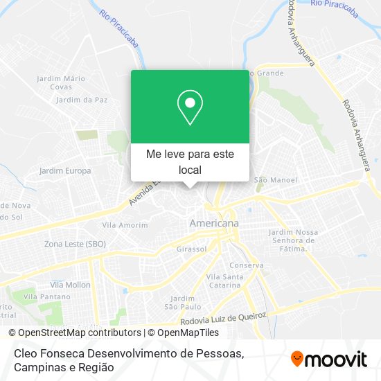 Cleo Fonseca Desenvolvimento de Pessoas mapa