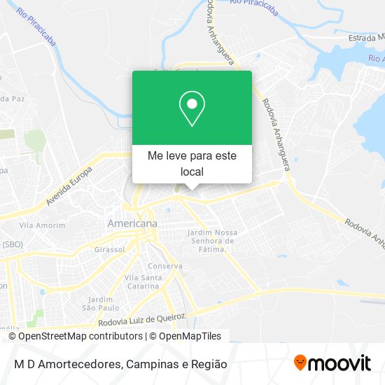 M D Amortecedores mapa