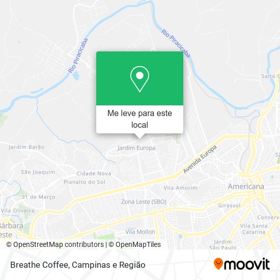 Breathe Coffee mapa